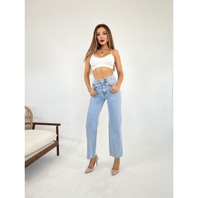 6425 DENİM WIDE LEG-MAVİ 6425 DENİM WIDE LEG-MAVİ