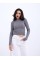 42491 TRİKO SAÇ ÖRGÜ CROP KAZAK-GRİ 42491 TRİKO SAÇ ÖRGÜ CROP KAZAK-GRİ
