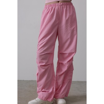 Paraşüt Cargo Pantolon - Pembe Paraşüt Cargo Pantolon - Pembe