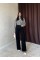 Siyah Comfy Jeans Pantolon Siyah Comfy Jeans Pantolon