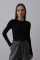 Uzun Kol Crop Top - Siyah Uzun Kol Crop Top - Siyah