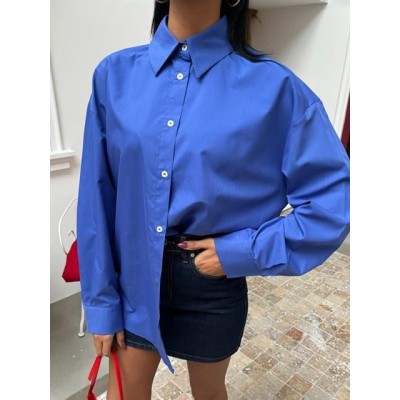 Klasik Oversize Poplin Gömlek 3421 Klasik Oversize Poplin Gömlek 3421