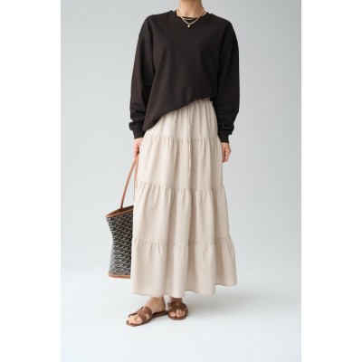 Düz SweatShirt - KAHVE Düz SweatShirt - KAHVE
