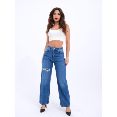 6491 DENİM WIDE LEG-MAVİ 6491 DENİM WIDE LEG-MAVİ