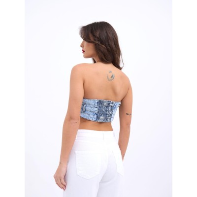 6817 KOT CROP-MAVİ 6817 KOT CROP-MAVİ