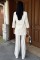 Blazer Ceketli Çizgili Keten Takım 10186 Blazer Ceketli Çizgili Keten Takım 10186