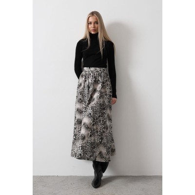 Kloş Leopar Desen Etek - Leopar Kloş Leopar Desen Etek - Leopar