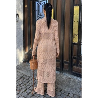 Bridget Ajurlu Uzun Hırka Takım 9881 Bridget Ajurlu Uzun Hırka Takım 9881