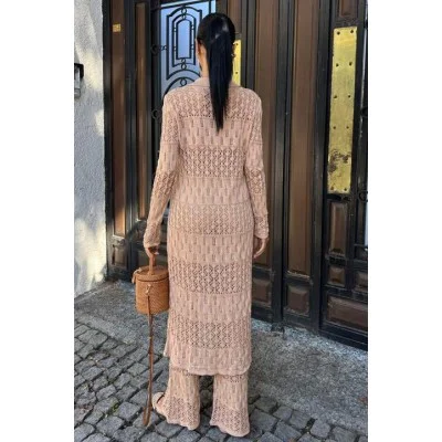 Bridget Ajurlu Uzun Hırka Takım 9881 Bridget Ajurlu Uzun Hırka Takım 9881