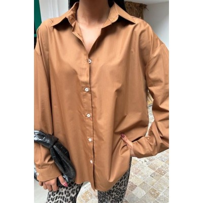 Klasik Oversize Poplin Gömlek 3421 Klasik Oversize Poplin Gömlek 3421