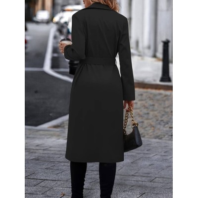 Kadın Uzun Kollu Yakalı önden Düğmeli Beli Kuşaklı Midi Gabardin Trençkot Kadın Uzun Kollu Yakalı önden Düğmeli Beli Kuşaklı Midi Gabardin Trençkot