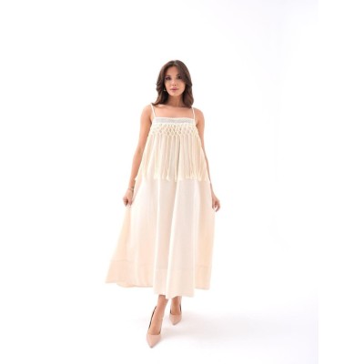 7365 ELBİSE-BEJ 7365 ELBİSE-BEJ
