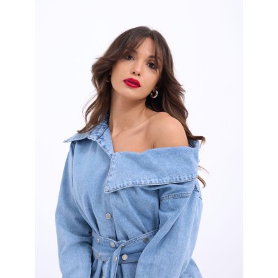 7308 KOT GÖMLEK-MAVİ 7308 KOT GÖMLEK-MAVİ