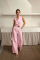 GOFRE ÇİZGİLİ YELEK - PANTOLON TAKIM - Pembe GOFRE ÇİZGİLİ YELEK - PANTOLON TAKIM - Pembe