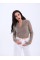 42531 TRİKO SİMLİ YAKALI CROP-KAHVE 42531 TRİKO SİMLİ YAKALI CROP-KAHVE