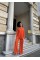 KENDİNDEN DESENLİ KRINKILL GÖMLEK - PANTOLON TK - Orange KENDİNDEN DESENLİ KRINKILL GÖMLEK - PANTOLON TK - Orange