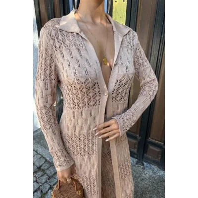 Bridget Ajurlu Uzun Hırka Takım 9881 Bridget Ajurlu Uzun Hırka Takım 9881