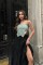 Audrey Fıfrlı Yırtmaç Detay Etek 4037 Audrey Fıfrlı Yırtmaç Detay Etek 4037