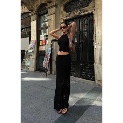Adela Kroşe Etek Takım 9504-01 Adela Kroşe Etek Takım 9504-01