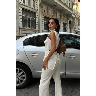 Rose Dik Yaka Fitilli Takım 9946 Rose Dik Yaka Fitilli Takım 9946