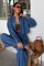 Denim Gömlek Plazzo Pantolon Takım 10163-08 Denim Gömlek Plazzo Pantolon Takım 10163-08