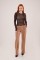 Leopar Desen Basic Bluz Leopar Desen Basic Bluz