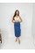 6900 SLIPPED MIDI SKIRT-MAVİ 6900 SLIPPED MIDI SKIRT-MAVİ