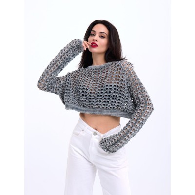 3958 TRİKO FİLE BOLERO-GRİ 3958 TRİKO FİLE BOLERO-GRİ