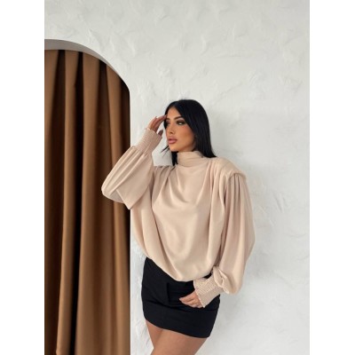 Vatkalı Dökümlü Bluz Vatkalı Dökümlü Bluz