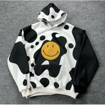 Smiley Face Kapüşonlu Sweatshirt - Siyah Smiley Face Kapüşonlu Sweatshirt - Siyah