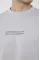Unisex Bisiklet Yaka Slim Fit T-Shirt- Boyalı Gri