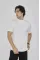 Unisex Bisiklet Yaka Slim Fit T-Shirt- Beyaz