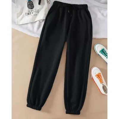 Unisex Basic Eşofman Altı - Siyah Unisex Basic Eşofman Altı - Siyah