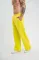 Unisex Boru Paça Baggy Eşofman Pantalon - Sari