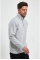 Oversize Yarım Farmuarlı Yakalı Basic SweatShirt - Gri
