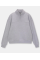 Oversize Yarım Farmuarlı Yakalı Basic SweatShirt - Gri