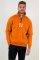 Oversize Yarım Farmuarlı Yakalı Özel Tasarım Basic SweatShirt - Turuncu Oversize Yarım Farmuarlı Yakalı Özel Tasarım Basic SweatShirt - Turuncu