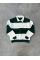Unisex Üç İplik Parçalı Yakalı SweatShirt - Yeşil