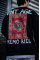 Oversize Bisiklet Yaka Üç İplik Baskılı SweatShirt - Siyah