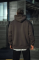 Üç İplik Penye Kapşonlu Basic SweatShirt - Antrasit