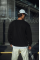 Kışlık Bisiklet Yaka Üç İplik Basic SweatShirt - Siyah