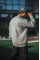 Kışlık Bisiklet Yaka Üç İplik Basic SweatShirt - Boyalı Gri