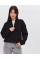 Oversize Yarım Farmuarlı Yakalı Basic SweatShirt - Siyah Oversize Yarım Farmuarlı Yakalı Basic SweatShirt - Siyah