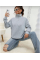Unisex Uzun Kol Yarım Farmuarlı Yakalı Basic SweatShirt - Gri Unisex Uzun Kol Yarım Farmuarlı Yakalı Basic SweatShirt - Gri