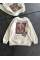 Bisiklet Yaka Baskılı SweatShirt - Beyaz