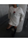 Oversize Üç İplik Bisiklet Yaka Baskılı SweatShirt - Beyaz Oversize Üç İplik Bisiklet Yaka Baskılı SweatShirt - Beyaz