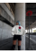 Oversize Üç İplik Bisiklet Yaka Baskılı SweatShirt - Beyaz Oversize Üç İplik Bisiklet Yaka Baskılı SweatShirt - Beyaz