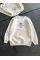 Kışlık Bisiklet Yaka Ön Ve Arka Baskılı SweatShirt - Beyaz Kışlık Bisiklet Yaka Ön Ve Arka Baskılı SweatShirt - Beyaz