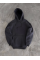 Kapşonlu Üç İplik Penye Basic SweatShirt - Füme Kapşonlu Üç İplik Penye Basic SweatShirt - Füme
