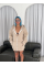 Oversize Tam Fermuarlı Uzun Kol Hırka - Bej Oversize Tam Fermuarlı Uzun Kol Hırka - Bej
